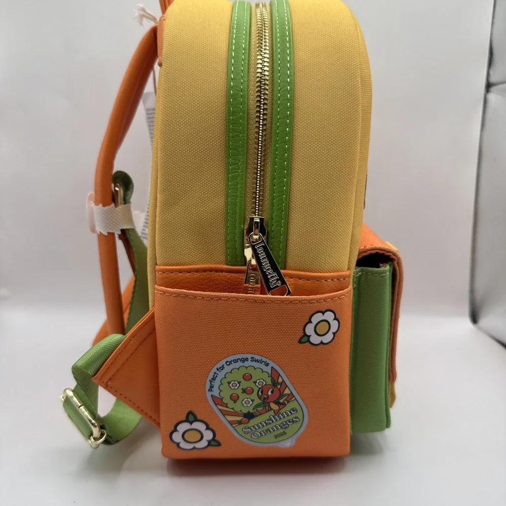 Disney Parks Loungefly 2025 EPCOT Flower & Garden Orange Bird Backpack NEW NWT